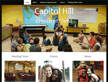 Tablet Screenshot of capitolhillcofc.org